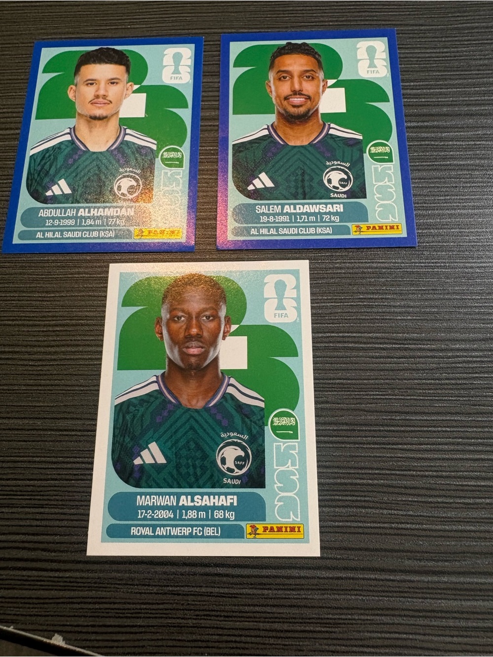 Panini FIFA World Cup 2026 - Saudi Arabia Player Sticker